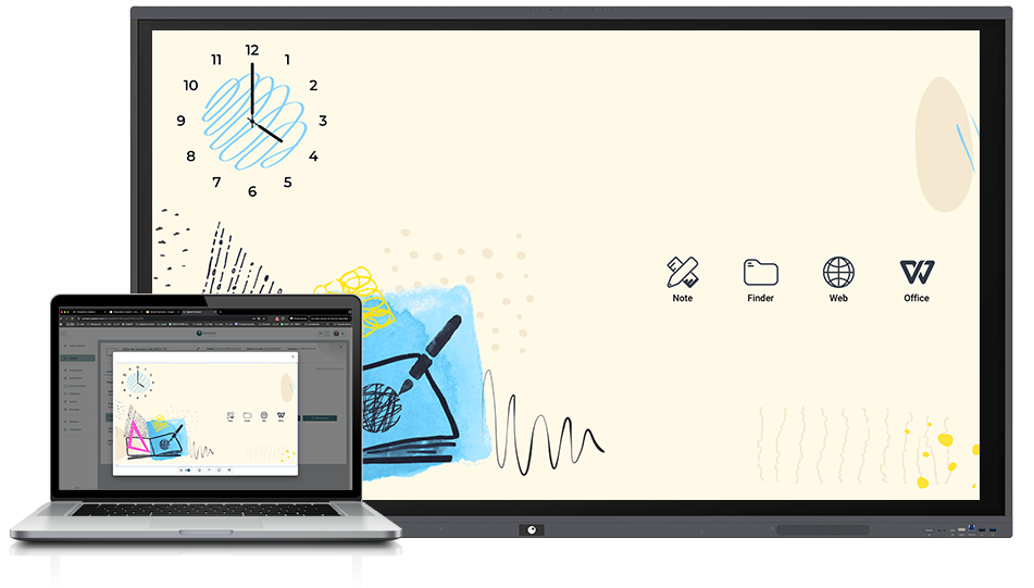 Contrôle à distance MDM DMS Speechi Connect pour écran interactif